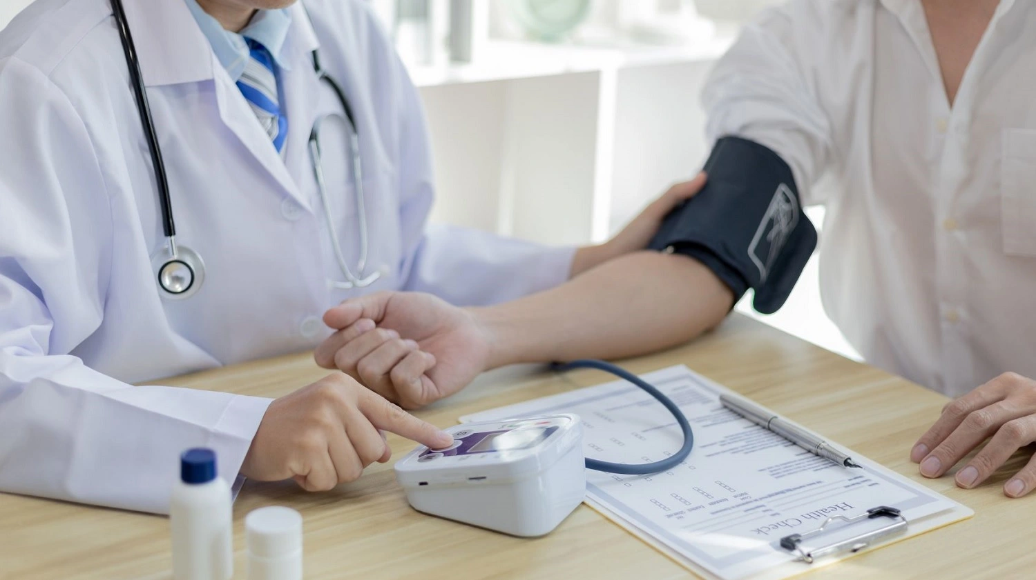 woman-getting-her-blood-pressure-checked