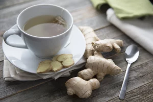 Jengibre - antibióticos naturales. Foto de Jengibre rizoma utilizado como antibiótico natural.