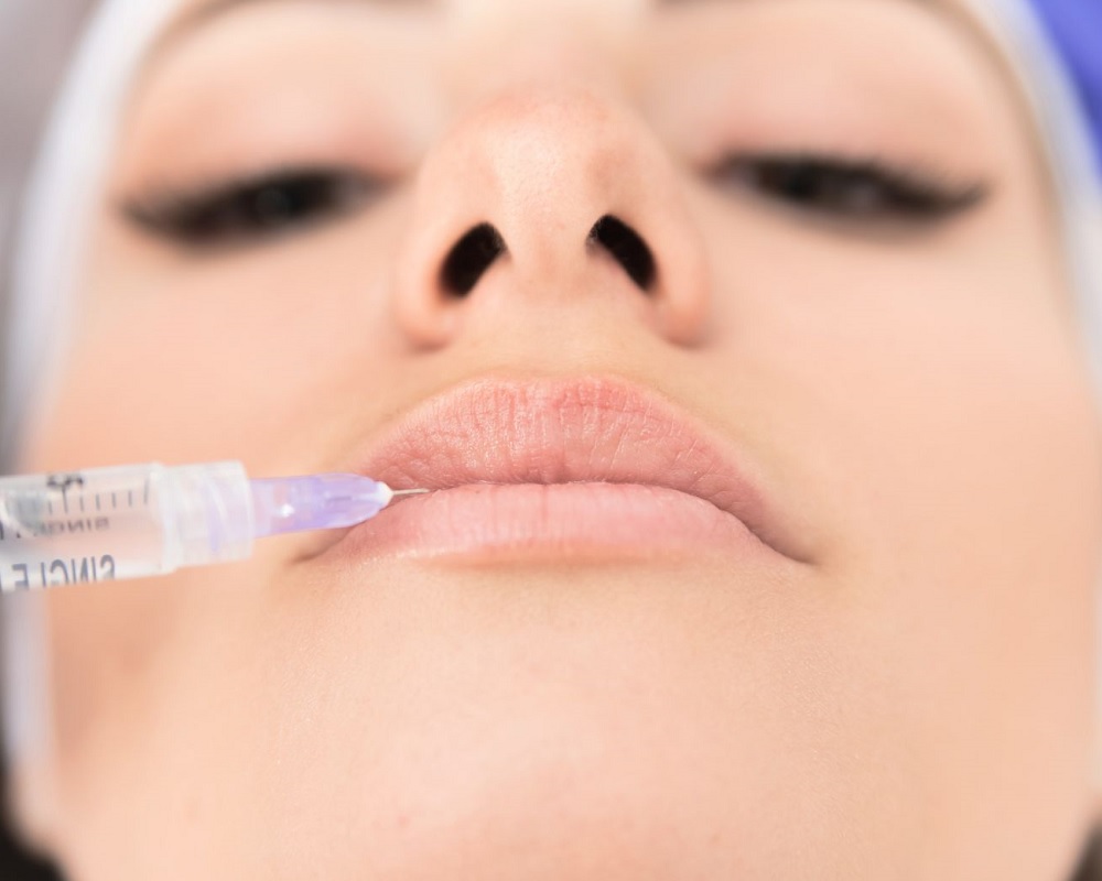 patient having a mouth treatment 