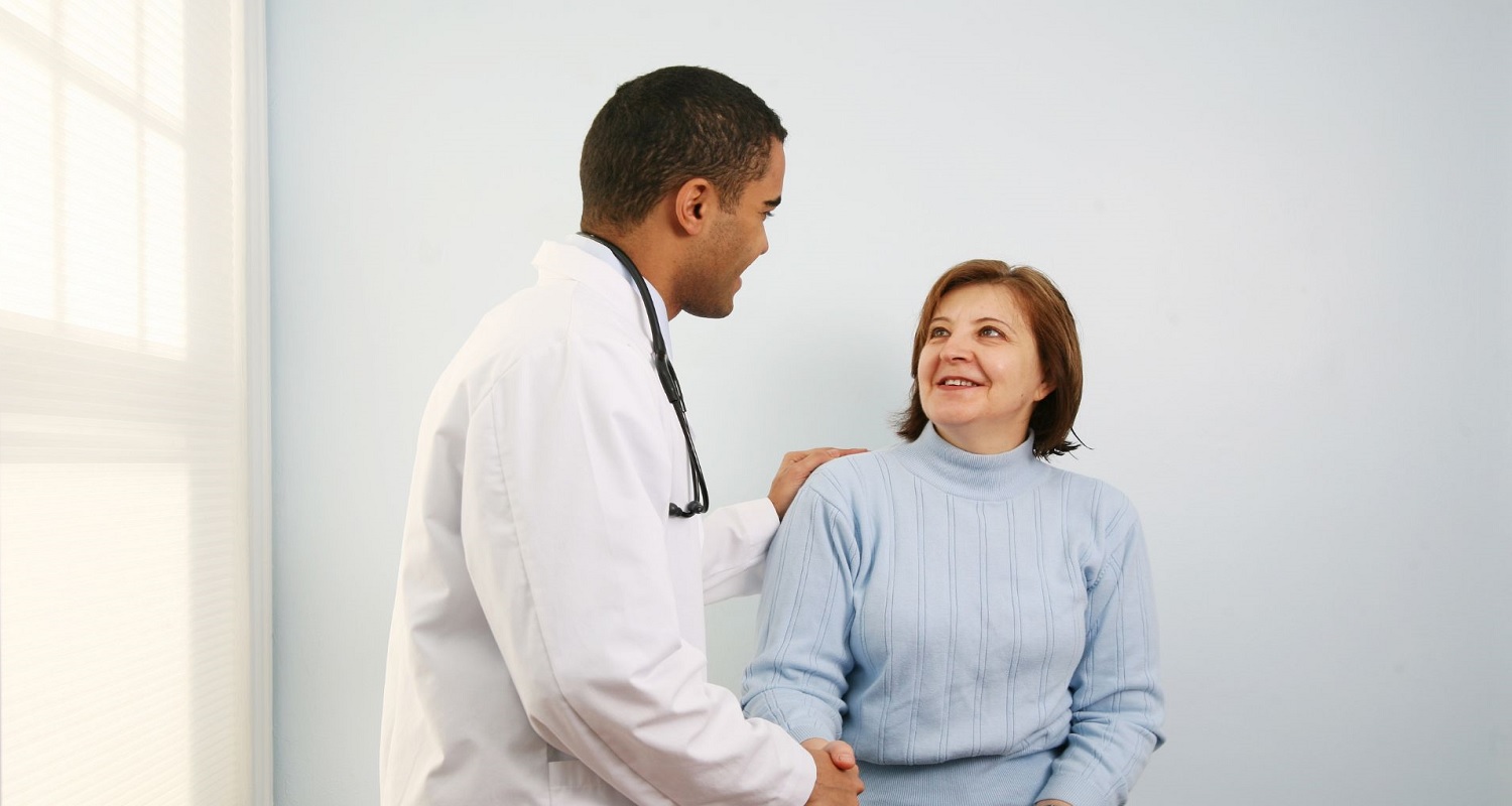 doctor talking to a patient