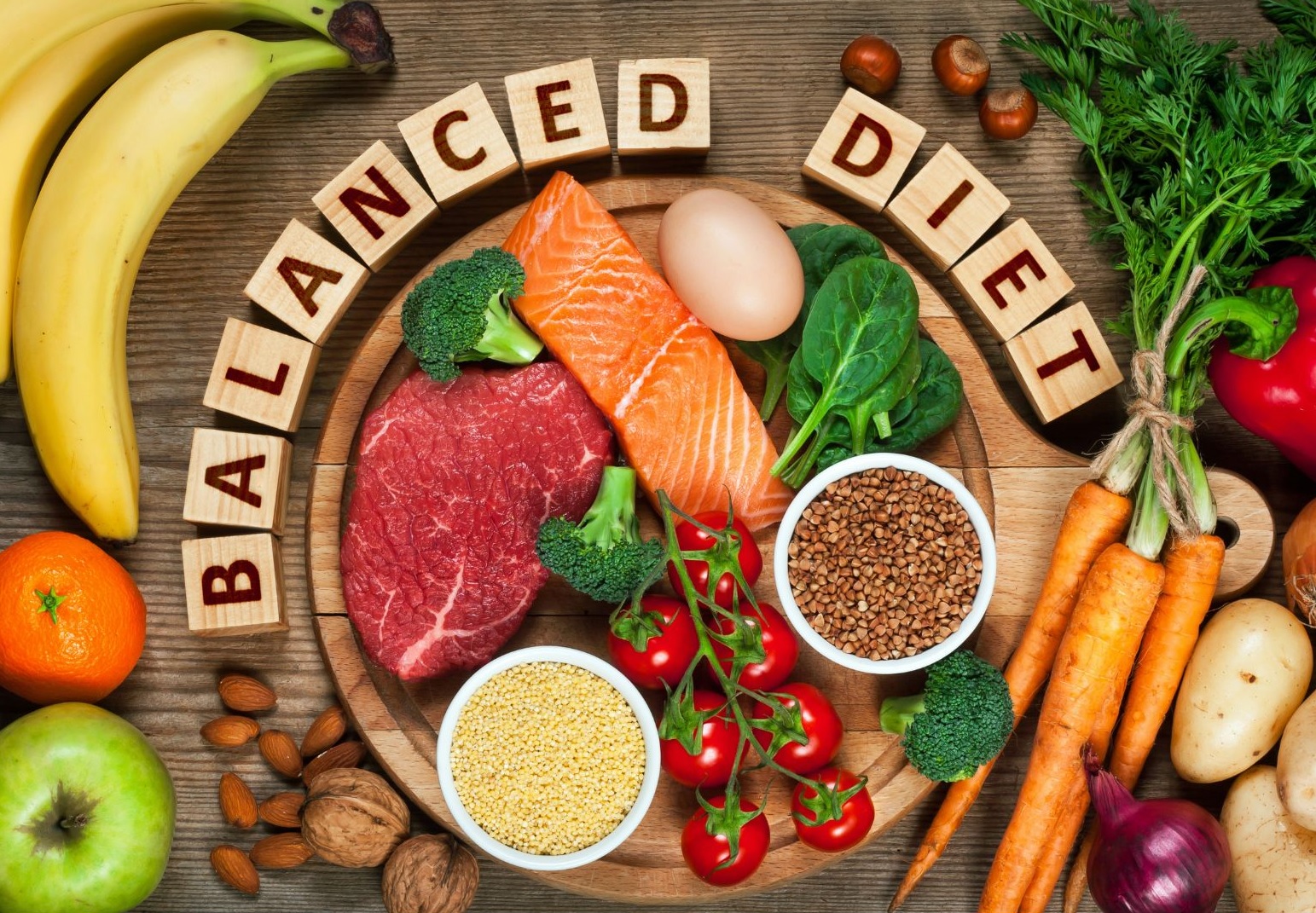Eat balanced diet