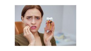 Girl is Suffering from Tooth Pain