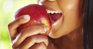 Girl Eating Apple
