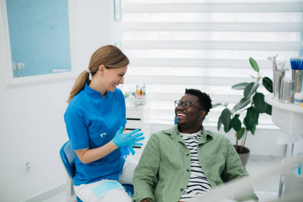 patient with a dentist