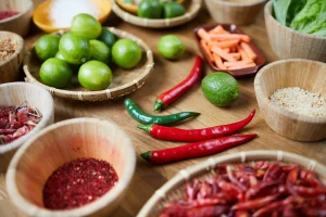 Spicy and acidic foods