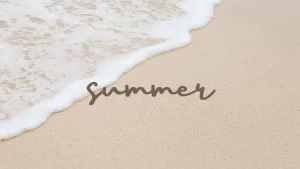 beach with ocean waves lapping the shore