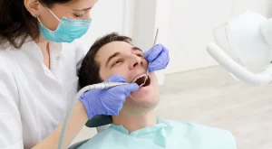 irrigation by a dentist