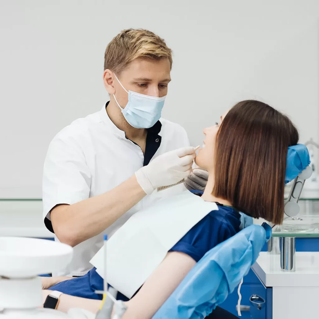 Dentist and Patient