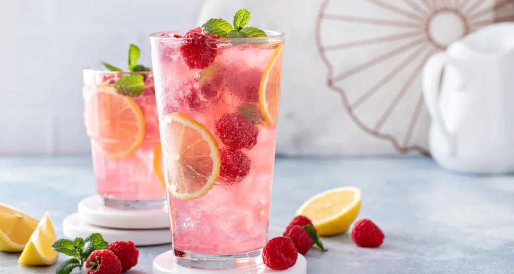 Raspberry Lime Water