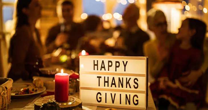 Thanks giving day celebration