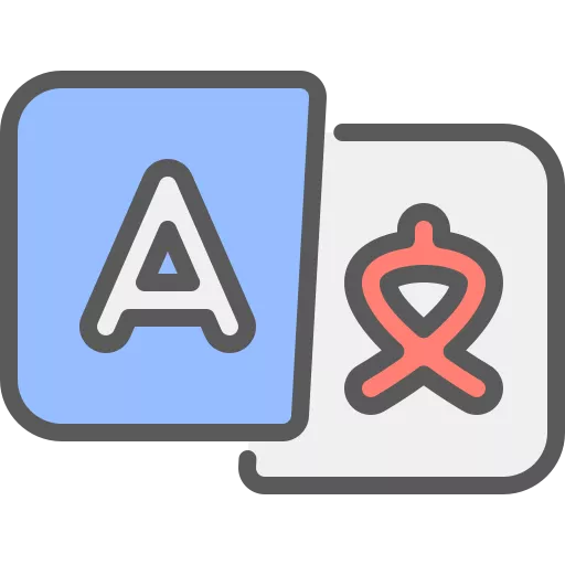 icon representing language translation