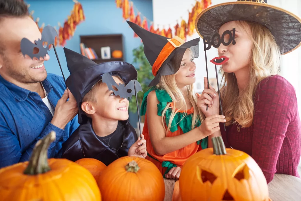 Smiling patient ready for a Halloween dental checkup at Channel Islands Family Dental in Ventura County