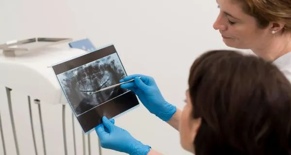 What is a panoramic X-ray?