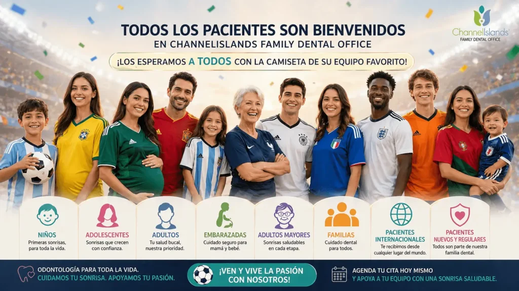 Promoción Copa Mundial - Channel Islands Family Dental